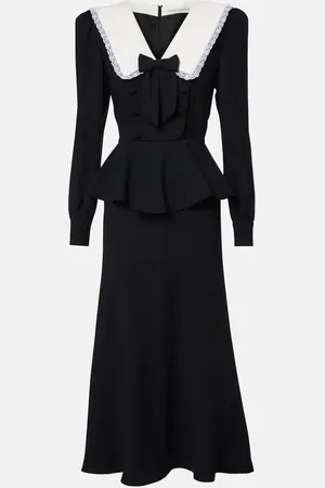 Alessandra Rich Midikleid aus Satin