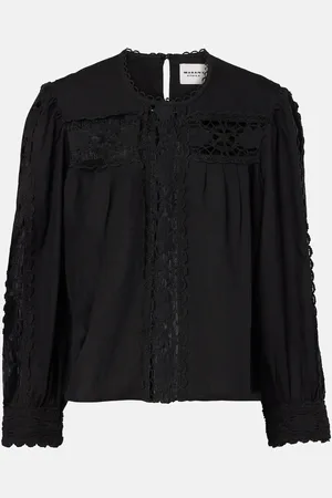 Marant Etoile Bluse Valmira aus Leinen und Baumwolle