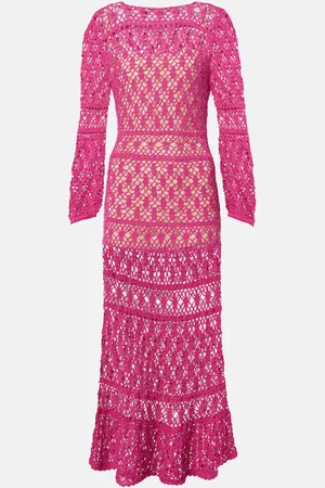 ANNA KOSTUROVA Maxikleid Jennifer aus Häkelstrick