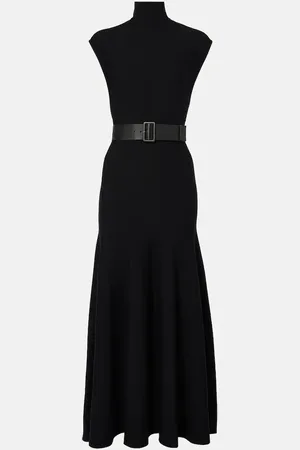 Alaïa Alaïa Maxikleid aus einem Wollgemisch