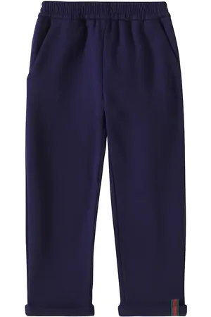 Gucci Jogginghose Web Stripe aus Baumwoll-Jersey