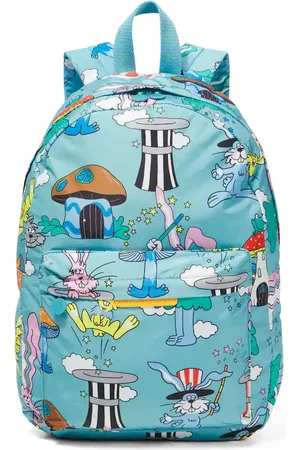 Stella McCartney Bedruckter Rucksack aus Canvas