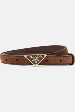Prada Gürtel aus Veloursleder