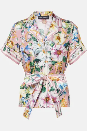 Dolce & Gabbana Bedruckte Bluse aus Seide