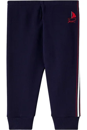 Gucci Bab Bestickte Jogginghose aus Baumwoll-Jersey