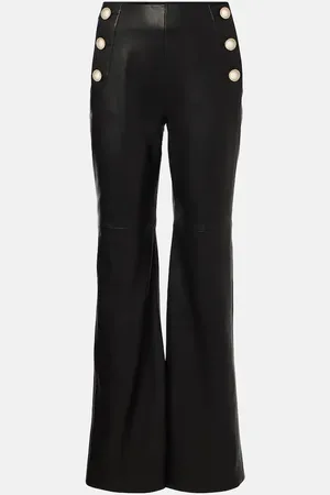 Dorothee Schumacher Schlaghose Sleek Statement aus Leder