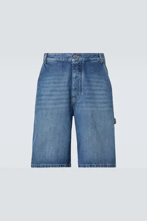 Bottega Veneta High-Rise Shorts aus Denim