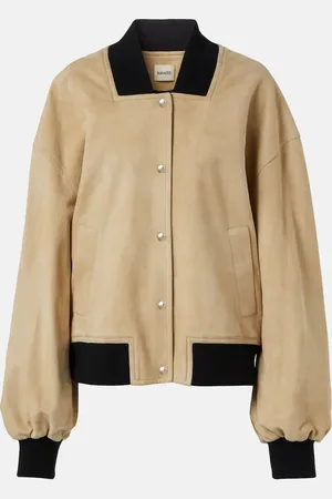 Khaite Bomberjacke Spence aus Veloursleder