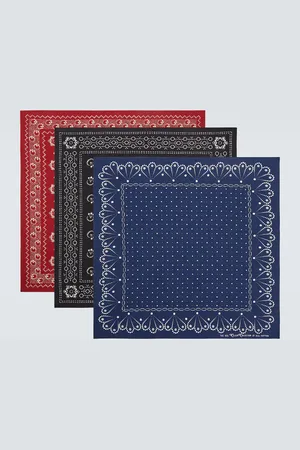 Ralph Lauren Set aus drei Tüchern aus Baumwolle
