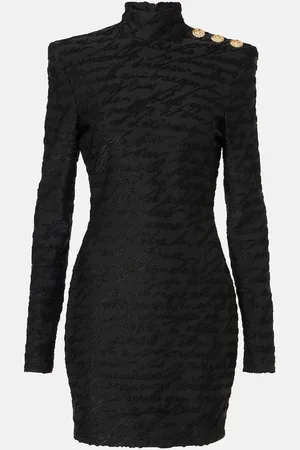 Balmain Minikleid Lettre D’Amour aus Jacquard