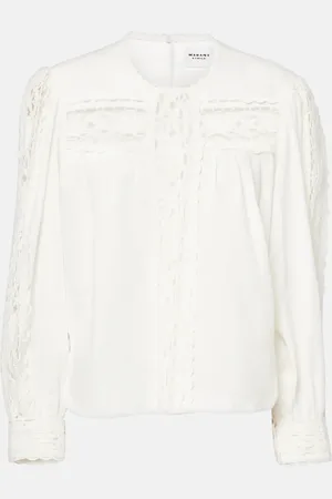 Marant Etoile Bluse Valmira aus Leinen und Baumwolle