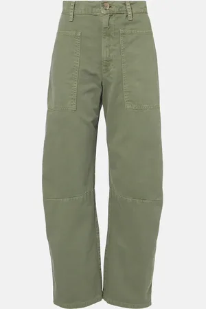 Velvet Weite Hose Brylie aus Baumwoll-Twill