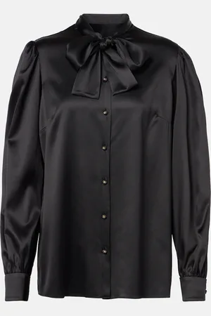 Dolce & Gabbana Schluppenbluse aus Satin