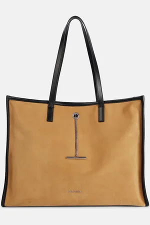Alexander McQueen Shopper Pendant Large aus Veloursleder