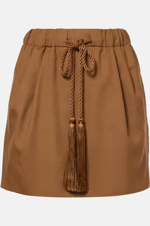 Max Mara Minirock Tabarin aus Canvas