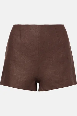 FAITHFULL THE BRAND Shorts Lila aus Leinen