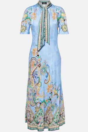 Etro Midikleid aus Satin