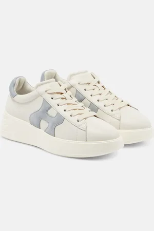 Hogan Sneakers Rebel aus Leder mit Veloursleder