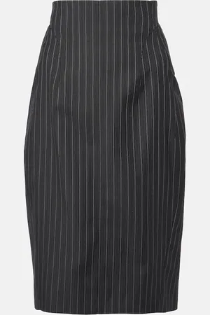 MUGLER Midirock aus einem Wollgemisch