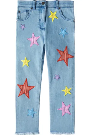 Stella McCartney Bestickte Jeans Star