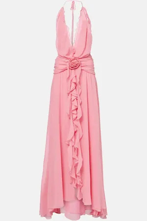 BLUMARINE Maxikleid aus Seiden-Georgette