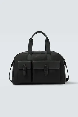 BRIONI Weekender mit Leder