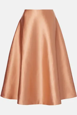Carolina Herrera Midirock aus Satin