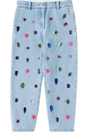 Stella McCartney Jeans mit Kristallen