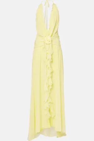 BLUMARINE Maxikleid aus Seiden-Georgette