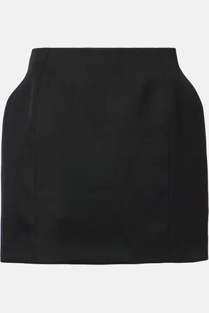 Balenciaga Minirock aus Woll-Gabardine