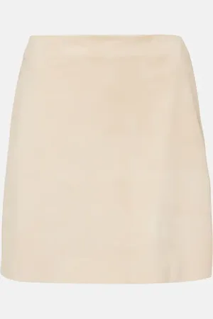 Ralph Lauren Minirock Carreen aus Veloursleder