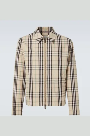 Burberry Jacke Check aus Baumwolle