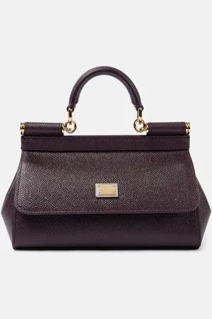 Dolce & Gabbana Tote Sicily Small aus Leder