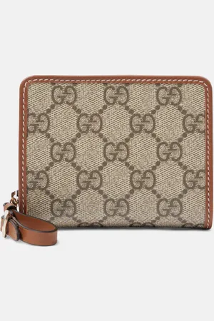 Gucci Portemonnaie GG Mini aus Canvas mit Leder