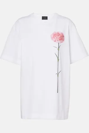 Simone Rocha T-Shirt Carnation aus Baumwoll-Jersey