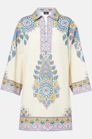 Etro Tunika aus einem Baumwollgemisch