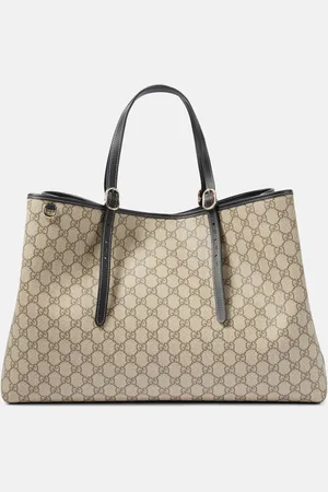 Gucci Tote GG Large aus Canvas mit Leder