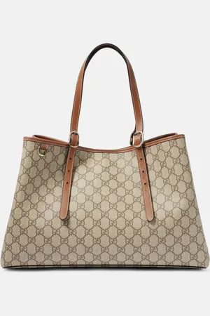 Gucci Shopper GG Medium aus Canvas mit Leder
