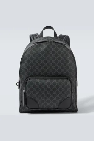 Gucci Rucksack GG aus Canvas mit Leder