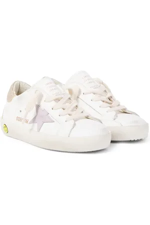Golden Goose Sneakers Super-Star aus Leder mit Glitter