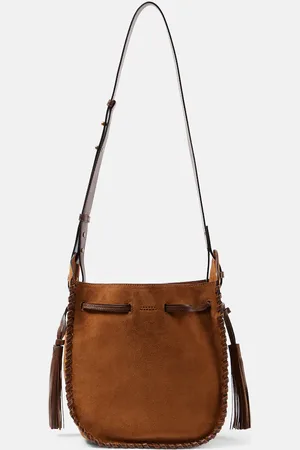 Isabel Marant Bucket-Bag Silao Medium aus Veloursleder