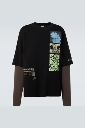 DRIES VAN NOTEN Longsleeve aus Baumwoll-Jersey