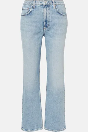 AGOLDE Mid-Rise Straight Jeans Valen