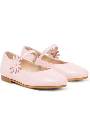 Il gufo Mary-Jane-Ballerinas aus Leder