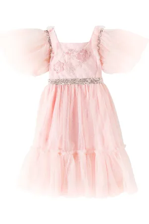 PATACHOU Kleid aus Tüll mit Pailletten