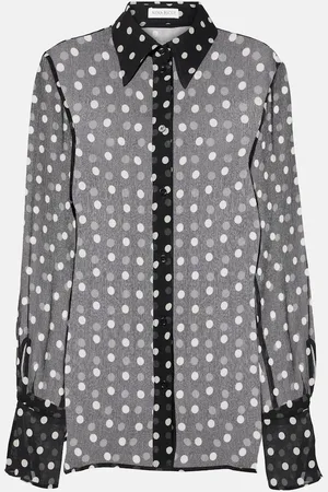 Nina Ricci Top aus Seidenchiffon