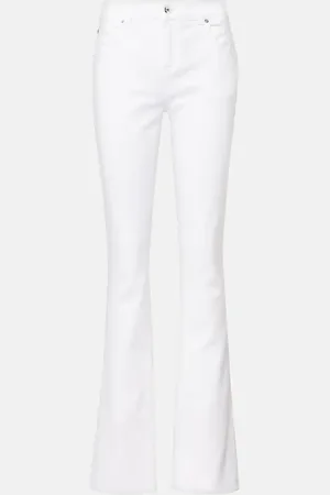 BLUMARINE High-Rise Bootcut Jeans