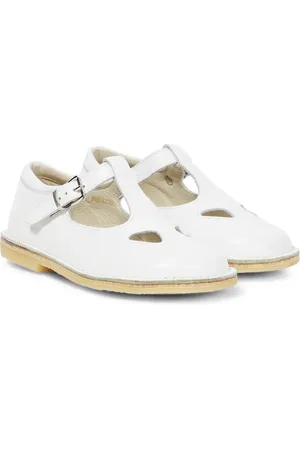 Il gufo Mary-Jane-Ballerinas aus Leder