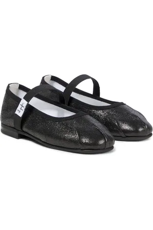 Il gufo Mary-Jane-Ballerinas aus Leder