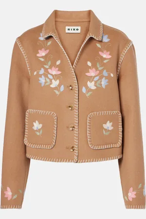 RIXO London Jacke Sunday aus einem Wollgemisch